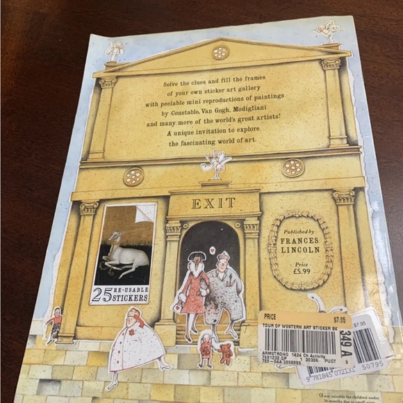 3 Children's Art Books Sticker Art Gallery Art Lab Book of Art - Picture 2 of 10